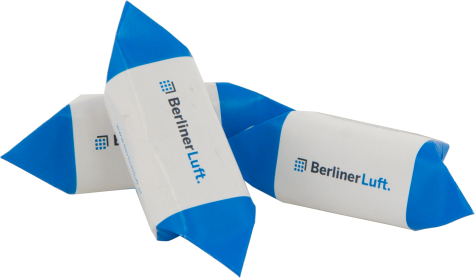 Krówki Reklamowe dla wiodącego producenta z branży wentylacyjnej i klimatyzacyjnej Berliner Luft